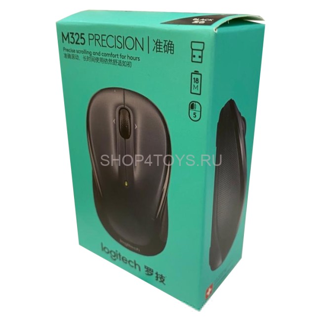 Беспроводная мышь Logitech M325 Black - 910-002152 Беспроводная мышь Logitech M325 Black - 910-002152
