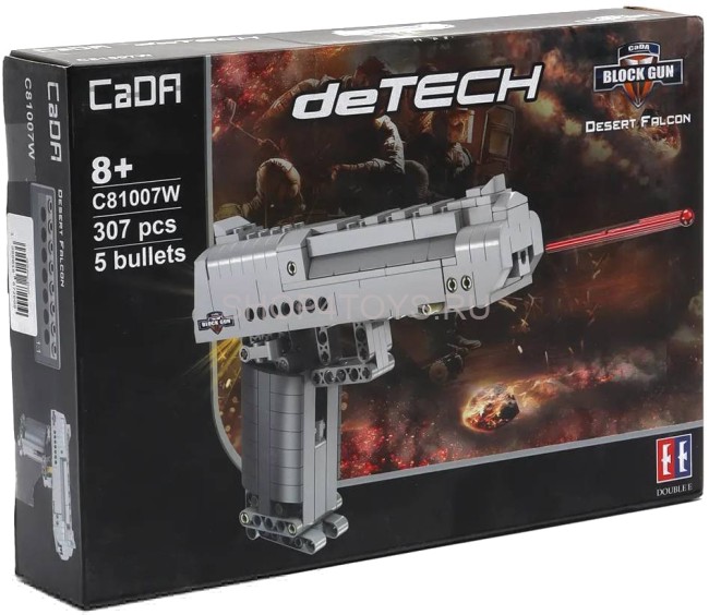 Конструктор CADA deTech пистолет Desert Falcon, 307 деталей - C81007W Конструктор CADA deTech пистолет Desert Falcon, 307 деталей - C81007W
