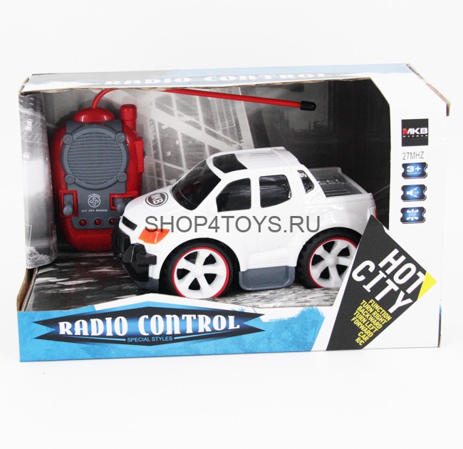 Радиоуправляемая машина белый Пикап для малышей 1:18 - 7777-32