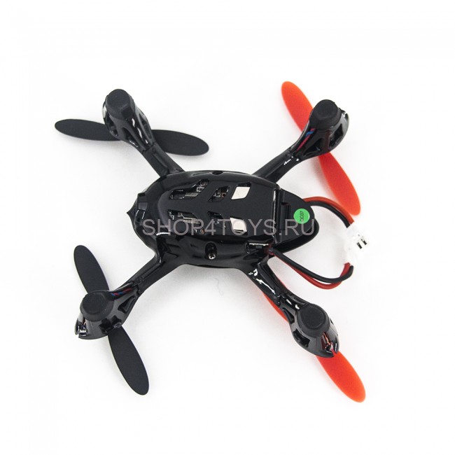 Радиоуправляемый красный квадрокоптер Hubsan X4 H107C c видеокамерой 2.4G - H107C-R