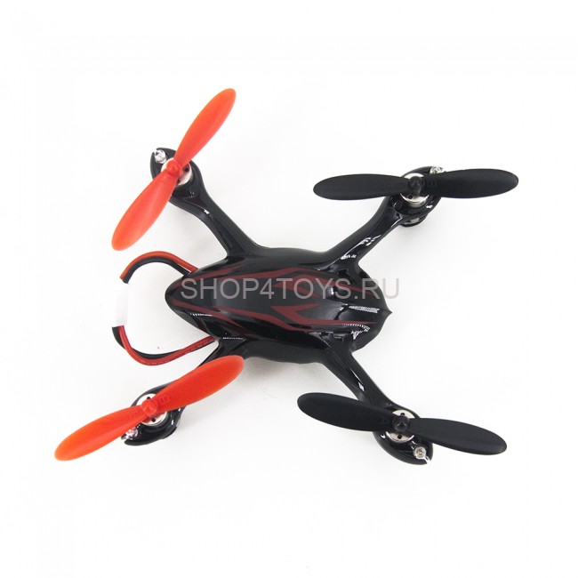 Радиоуправляемый красный квадрокоптер Hubsan X4 H107C c видеокамерой 2.4G - H107C-R
