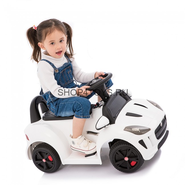 Детский электромобиль-каталка Dongma Jaguar F-Type Convertible White 6V 2.4G - DMD-238-W Детский электромобиль-каталка Dongma Jaguar F-Type Convertible White 6V 2.4G - DMD-238-W