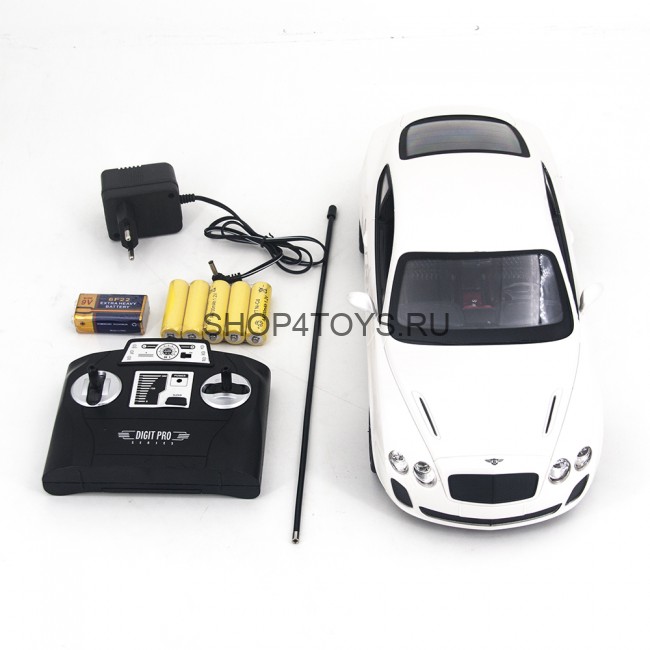 Радиоуправляемая машина Bentley GT Supersport White 1:14 - MZ-2048-W Радиоуправляемая машина Bentley GT Supersport White 1:14 - MZ-2048-W