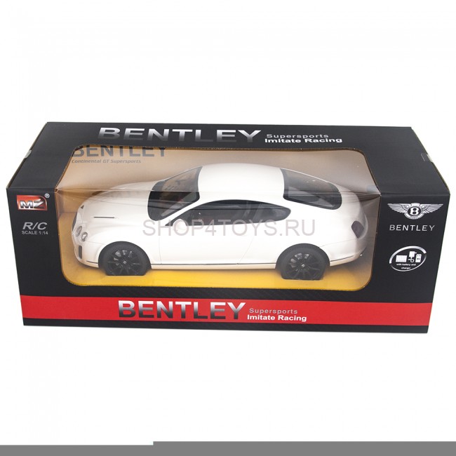 Радиоуправляемая машина Bentley GT Supersport White 1:14 - MZ-2048-W Радиоуправляемая машина Bentley GT Supersport White 1:14 - MZ-2048-W
