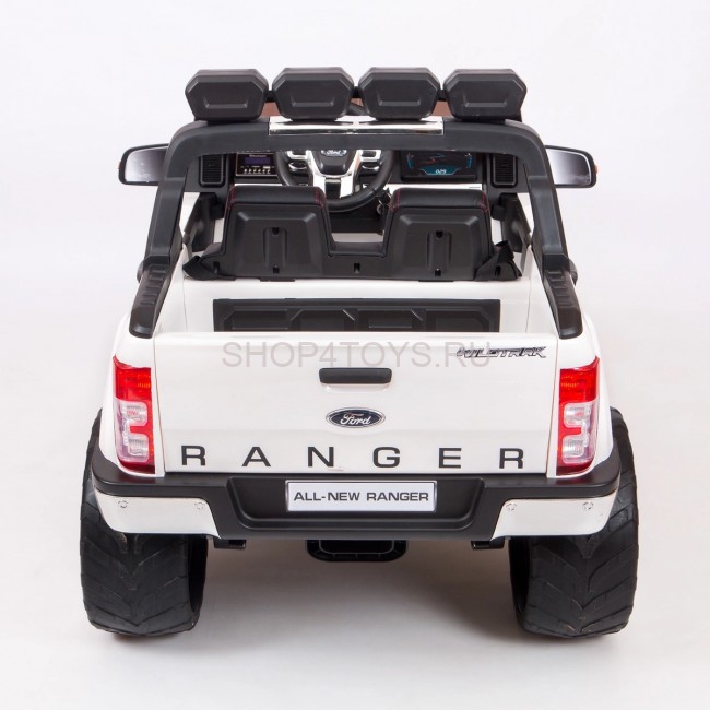 Детский электромобиль Dake Ford Ranger White 4WD MP4 - DK-F650-W