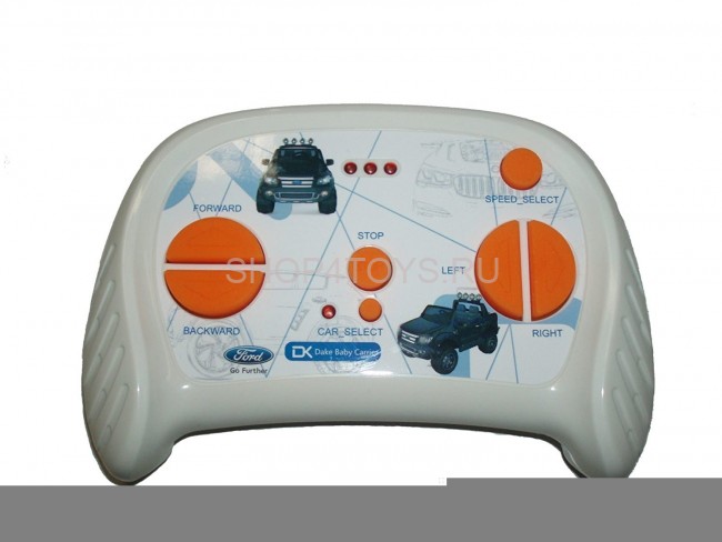 Детский электромобиль Dake Ford Ranger White 4WD MP4 - DK-F650-W