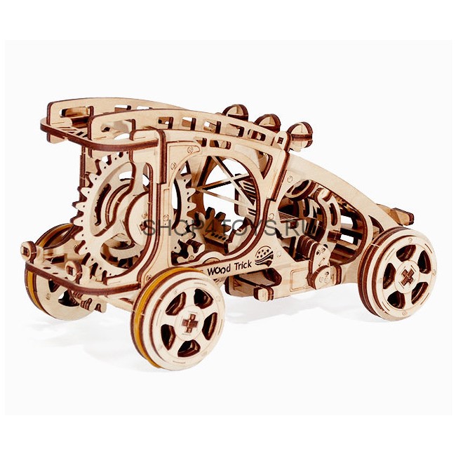 Механический 3D-пазл из дерева Wood Trick Багги - 1234-4 Механический 3D-пазл из дерева Wood Trick Багги - 1234-4