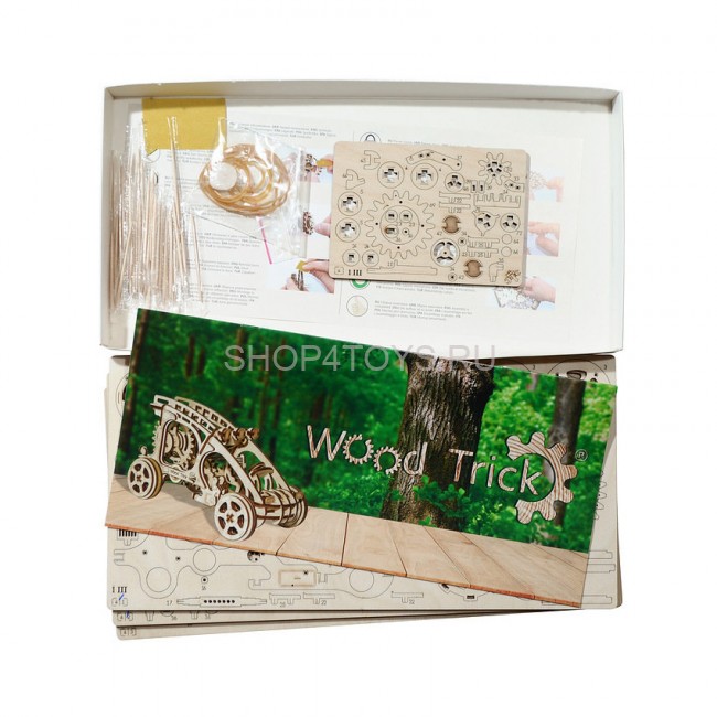 Механический 3D-пазл из дерева Wood Trick Багги - 1234-4 Механический 3D-пазл из дерева Wood Trick Багги - 1234-4