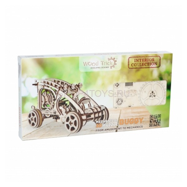 Механический 3D-пазл из дерева Wood Trick Багги - 1234-4 Механический 3D-пазл из дерева Wood Trick Багги - 1234-4