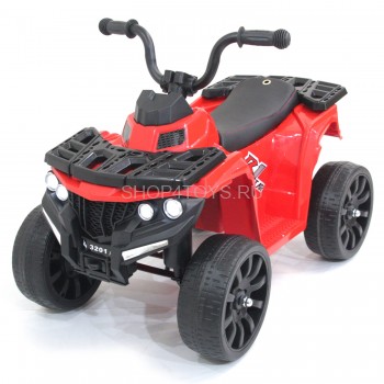 Детский квадроцикл R1 на резиновых колесах 6V - 3201-RED Детский квадроцикл на резиновых колесах 6V - 3201-RED